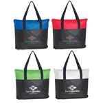 JH3334 Non-Woven Zippered Tote Bag with Custom Imprint